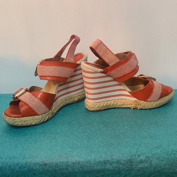 5/48 "Cathy" Open Toe Wedges - Picture 10 of 13